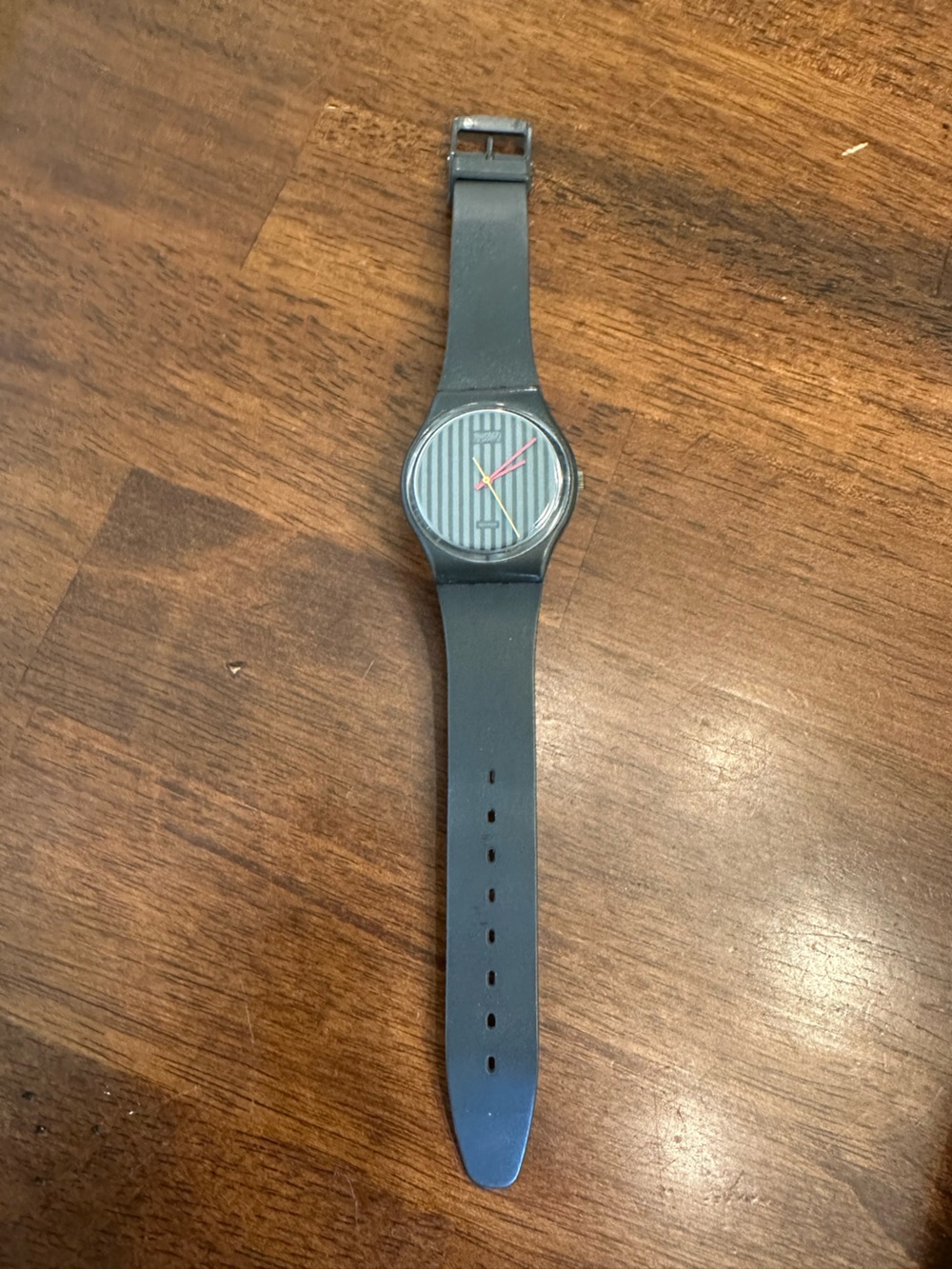 Swatch Gent Pinstripe Watch